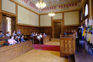 Die Jusos Bayern zu Gast im Rathaus Sarajevo
